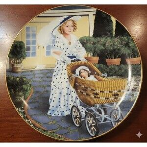 SHIRLEY TEMPLE “Bright Eyes” & "Poor Little Rich Girl" Collector Plate with COA